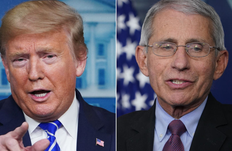 Trump calls Fauci’s caution on schools reopening ‘not an acceptable answer’