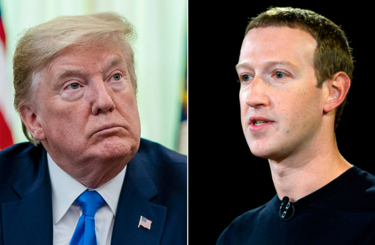 Facebook takes down Trump ads with Nazi-like symbol