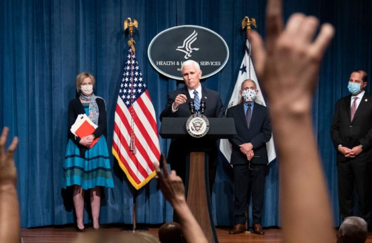 Health experts call out Pence’s rosy portrayal of the country’s coronavirus status