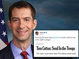 Sen Tom Cotton blasts NYT as it caves in over op-ed calling for troops to quash George Floyd rioting