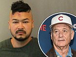 Bill Murray’s son Caleb arrested for allegedly ‘spitting on and biting police officer’ at protest