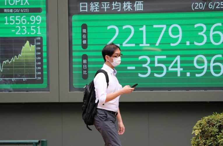 Asian stocks follow Wall Street higher on bank news