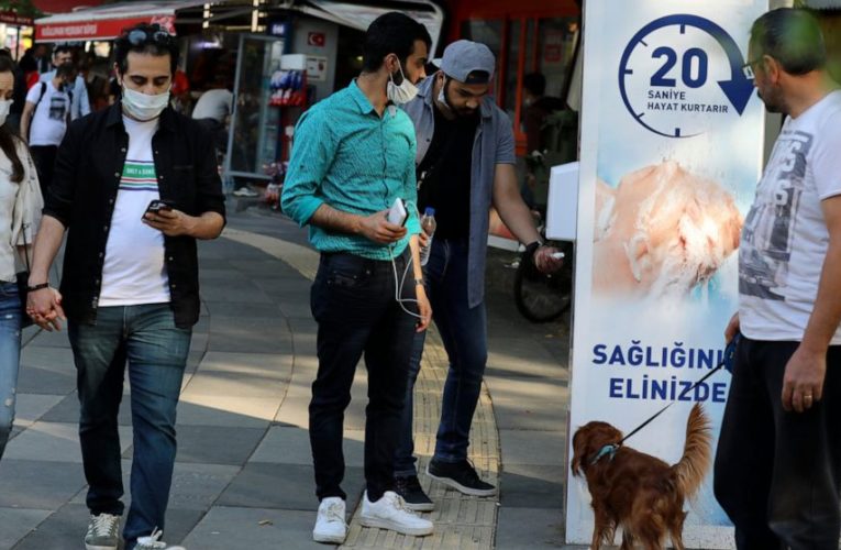 Turkey sees rise in daily coronavirus cases following easing