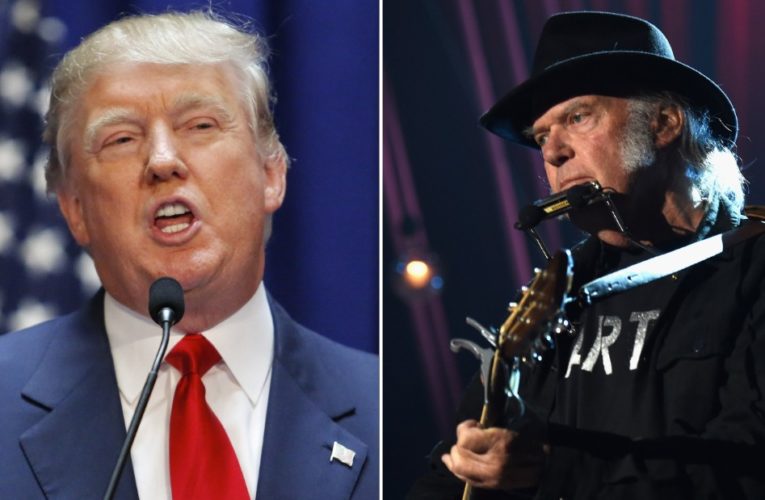 Neil Young ‘NOT ok’ with Trump playing his music