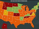 Coronavirus US: Cases rise in 40 states though death rate falls