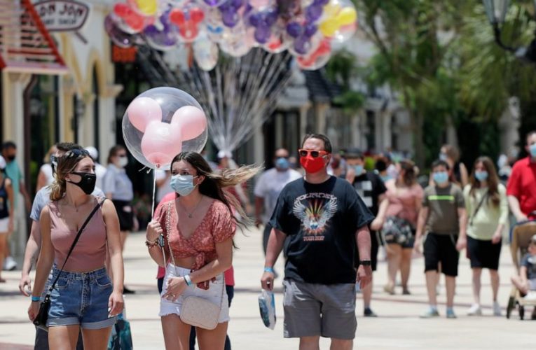 Disney World to reopen as coronavirus cases surge in Florida