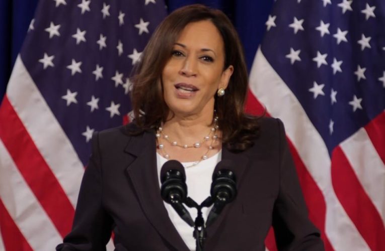 He ‘froze’: Kamala Harris blasts Trump’s pandemic response