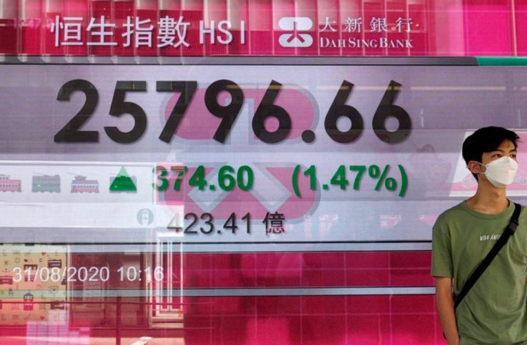 Asian stocks gain after Wall Street advances to record