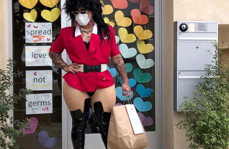 Meals on heels: San Francisco drag queens deliver amid virus