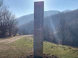 Now a mysterious Arthur C Clarke-style monolith appears in ROMANIA after another vanished from Utah