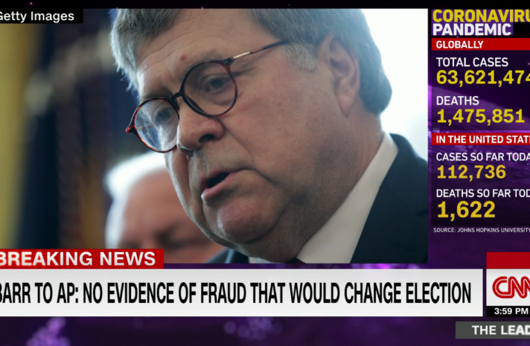 Analysis: Barr breaks with Trump’s election fantasy