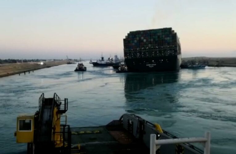 Massive container ship has been successfully refloated after being stranded in the Suez Canal for almost a week, authorities say