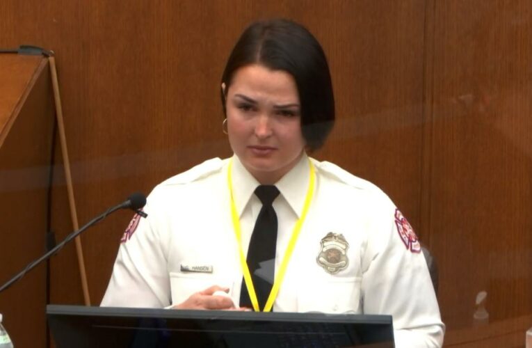 Hear what firefighter says cops told her when she tried to help George Floyd