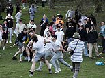 Covid lockdown England: Students brawl in Nottingham park on first day of Rule of Six freedoms