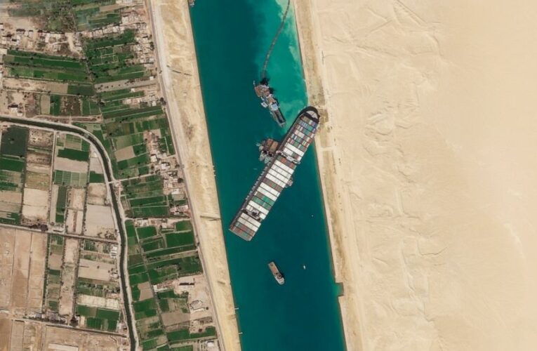 Ship ‘partially refloated,’ but still stuck in Suez Canal