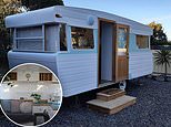 Savvy couple renovate a rundown 1963 caravan into a dream hair salon