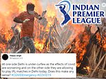 India’s fury at ‘grotesque’ IPL as millionaire cricketers play in Delhi next to Covid hospital