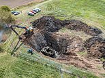 Volunteers spend five days digging out perfectly-preserved WW2 amphibious vehicle