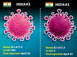 Coronavirus: Indian variant cases in the UK rise to 400 and there are now three types