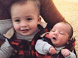 Utah boy, 1, won’t let go of his four-month-old baby brother