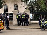 Armed police rush to arrest two men at Saudi Ambassador’s official London residence