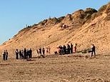 Three men are stabbed in axe and samurai sword battle on Formby Beach