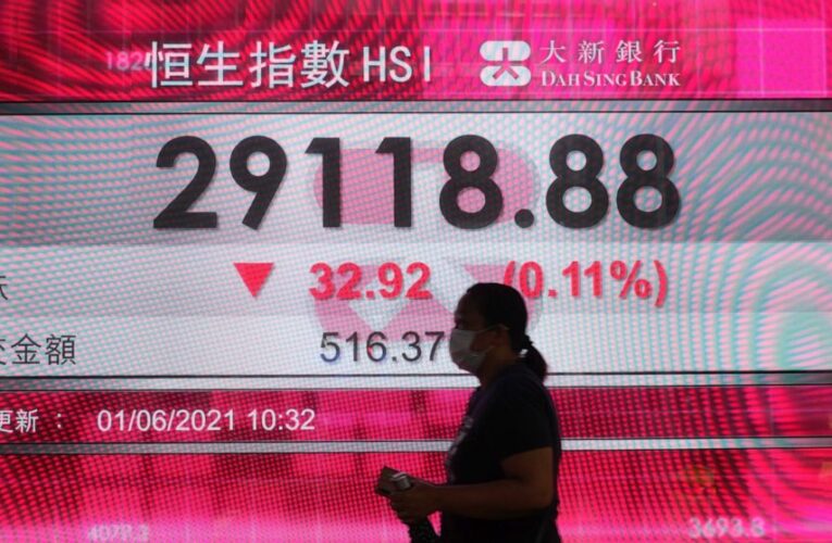 Asian stocks mixed ahead of monthly U.S. jobs report