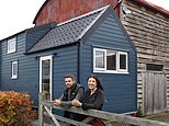 Couple, 26 and 32, build their own TINY home in lockdown for £30,000