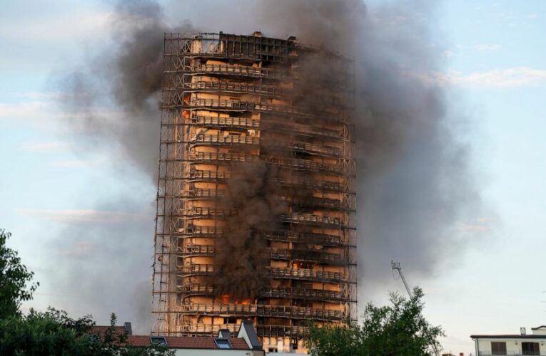 Cladding questions arise in Milan’s 20-story building blaze