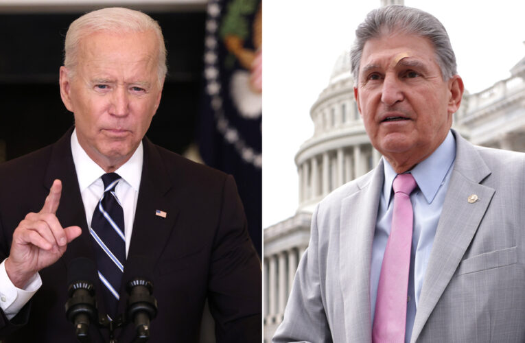 Biden hosts Manchin to discuss finalizing spending bill