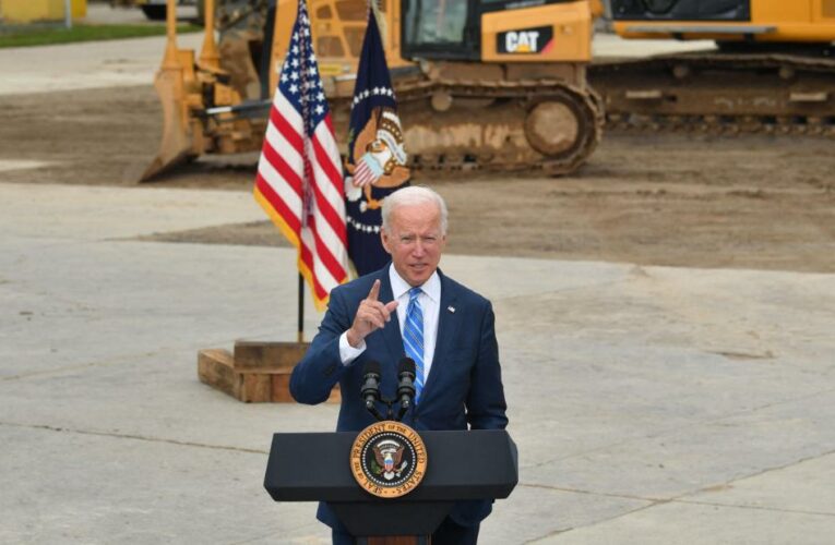 Biden points to Covid as a reason for disappointing jobs report, but argues progress is being made