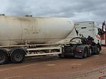 Motorists followed truck carrying mortar believing it was a fuel tanker