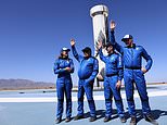 William Shatner and three others launch 65 miles above Earth on Blue Origin’s New Shepard