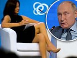 Kremlin-run TV claims US interviewer ‘positioned herself as a sex object’ to distract Putin