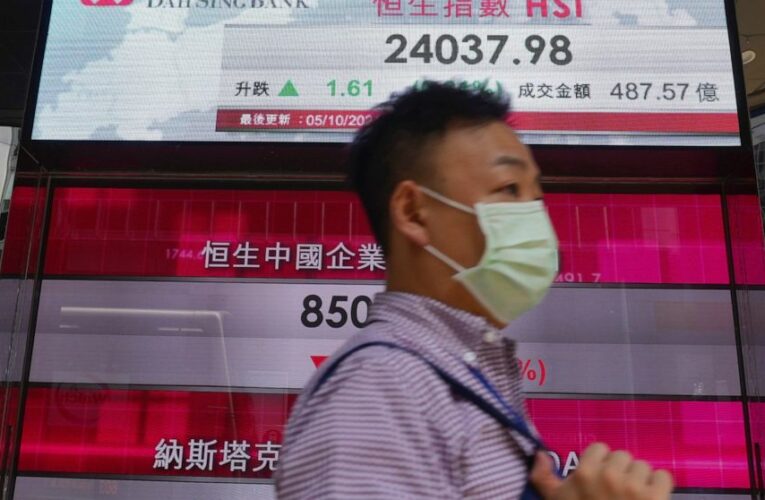 Asian shares meander after big-tech led drop on Wall Street