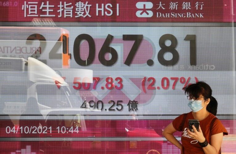 Asian markets mixed; China Evergrande shares suspended