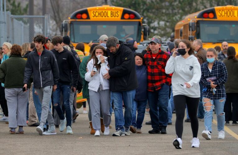 Students at a Michigan high school say they barricaded doors and escaped out of windows during a shooting that left 3 dead and 8 injured