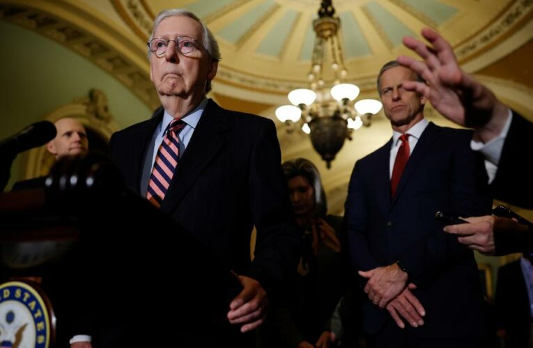 Trump allies in Congress are pushing back against Mitch McConnell for calling January 6 ‘a violent insurrection’ – but McConnell isn’t moved