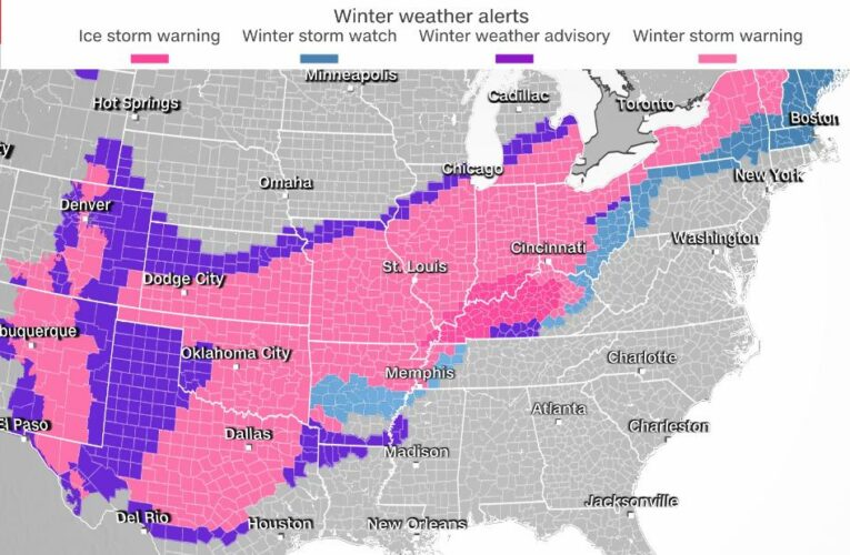 See where the powerful storm is headed