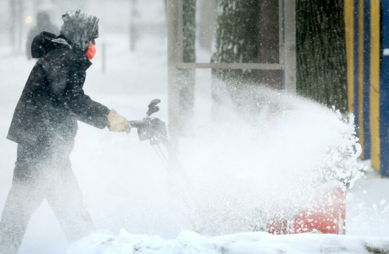 Parts of Illinois have been inundated with more than a foot of snow, while Indiana tallied more than 11 inches