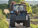 Jeremy Clarkson riles safety groups by using snap of co-star in a tractor weight box