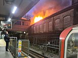 Fire at Acton Town station forces Piccadilly and District line suspensions