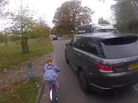 Campaigner: Video of car nearly hitting girl on bike PROVES why cyclists should be in middle of road