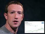 Zuckerberg warns staff he might CRY due to scratched eye in meeting as Facebook stock plunges 26%