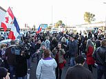 Now ‘Freedom Convoys’ hit FRANCE as protesters waving Canadian flags set off for Paris