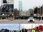 Police clear Canada’s ‘Freedom Convoy’ protesters in Windsor, but Ambassador Bridge  is STILL closed