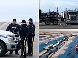 Canadian police seize guns, high-capacity magazines, body armor, machete after arresting protesters