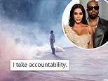 Kanye West admits that his behavior towards Kim Kardashian ‘came off as harassing’