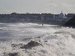 Rail services across Scotland are cancelled as Storm Dudley brings gusts of up to 90mph