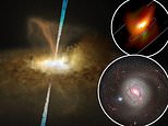 Supermassive black hole found hiding in a cloud of cosmic dust